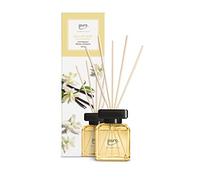 ipuro - Profumo essenziale per ambienti con vaniglia, legno di sandalo, liquirizia, fiori di pesca e caramello profumato | Diffusore con bastoncini | Deodorante per la casa