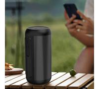 IPX4 Waterproof Bluetooth Speaker 2400mAh 4H 73x156mm Black
