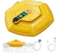 IPX7 - Aeratore galleggiante e ricaricabile, per esche vive, acquario e stagno, pompa portatile ultra silenziosa (A)
