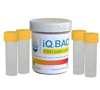 iQ.BAC COLI | Kit di prova dell'acqua | Rileva E.Coli & Coliform | Uso in acqua potabile, pozzi, piscine, vasche idromassaggio o durante i viaggi | Confezione da 4