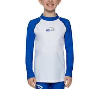 IQ-company, Maglia a Maniche Lunghe Bambini, Multicolore - Blu-bianco, 122