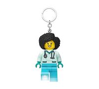 IQ LEGO Classic Dr. Flieber Portachiavi Torcia Regali per bambini - Altezza 76 mm - 2 batterie CR2025 incluse