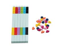 IQ LEGO DOTS Set di 6 penne in gel, kit fai da te per bambini, ottimo regalo di compleanno per i bambini che amano i giocattoli creativi e i set artigianali fatti in casa