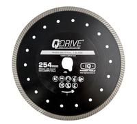 iQ Power Tools TLD254-2.20P-QD-HM2 - Lama per sega Q-Drive, disco diamantato turbo per gres porcellanato, porcellana e materiali duri, taglio a secco, per iQTS244