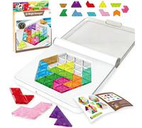 IQ Puzzle Educativi per Bambini, Giochi IQ con 60 sfide, Gioco di Logica, Scatola da Costruzione Montessori Gioco, Giocattolo Educativo Creativo Idea Regalo per Adolescenti Bambino-B