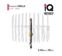 Iq USA Dritto Trapano Corte, Esterno O Interno Irrigazione 2.50mmD X 30mmL