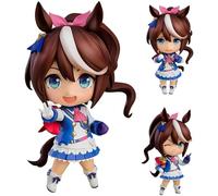 IQITOYS 10 CM Tokai Teio Figura Pretty Derby Anime Figura Mobile e Intercambiabile Volti Modello Statua Decorazione Desktop Materiale PVC Regalo per Amico