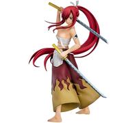 IQITOYS 17 CM Erza Scarlet Action Figure Fairy Tail Anime Figura Cool Combattimento Postura Statua Decorazione Desktop Materiale PVC Regalo per i fan