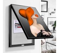 IQOAIJ Copertura Decorativa Moderna Scatola Coperchio Copri Contatore Elettrico Interno Quadro Copri Contatore,02,50x60cm