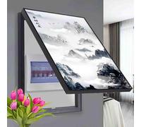 IQOAIJ Copertura Decorativa Moderna Scatola Coperchio Copri Contatore Elettrico Interno Quadro Copri Contatore,04,50x70cm