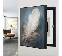 IQOAIJ Copertura della Scatola Contatore Elettrico Parete Appesa alla Pittura Scatola Pittura Decorativa Nascondi Dipinti Pannello Protezione Decorazione,06,35x45cm