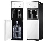 IQOAIJ Refrigeratore d'Acqua A Caricamento Inferiore con Spia Luminosa for Bottiglia Vuota for Uso Domestico E in Ufficio - Distributore di Acqua Calda E Fredda,001,150cmx31cm