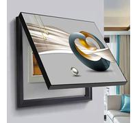 IQOAIJ Scatola del Contatore Elettrico Coperchio Decorativo del Contatore della Pittura Coperchio Decorativo della per Nascondi Dipinti Decorazione,04,40X30