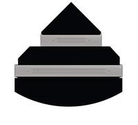 iQuatics Universal/Juwel - Set di lamelle di Ricambio compatibili Senza Fori per schiumarola e mangiatoia, Trigon 350