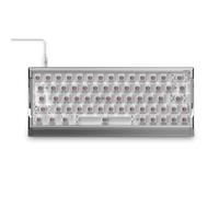 IQUNIX EV63 Tastiera da gioco magnetica effetto Hall 60% | trigger rapido, azionamento regolabile per giocatori FPS, hot swap, SOCD, RGB, custodia completa in alluminio (lama argentata)