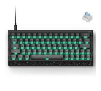 IQUNIX Tastiera da gioco EV63 effetto Hall 60%, interruttore magnetico X Ultra, trigger rapido da 0,01 mm, latenza 0,125 ms, polling 8 kHz, azionamento regolabile, alluminio con carbonio forgiato per