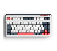 iQunix Tastiera meccanica L80 FORMULA (UK LAYOUT), TKL Wireless 2,4 GHz/Bluetooth 5.0/Wired Type-C Tastiera da gioco con 84 tasti, tasti PBT sostituibili a caldo Cherry MX Browns, per Windows/macOS