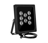 IR grandangolare per illuminatore fascio di 90° per telecamera di sicurezza | 940 nm per lunghezza d'onda, per zero bagliore rosso, sorveglianza discreta, raggio di 60 m, invisibile ad occhio nudo