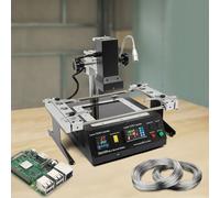 IR6500 Stazione di rilavorazione BGA Sistema di saldatura a infrarossi Controllo della temperatura ad anello chiuso con cavo USB per la riparazione della saldatura