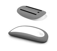 IRAINSUN Custodia in silicone per Apple Magic Mouse 1 e 2, a prova di caduta, antipolvere, copertura ultra sottile (grigia)