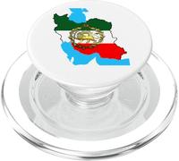 Iran, bandiera, con, uno, leone dorato PopSockets PopGrip per MagSafe