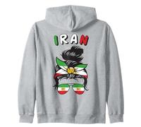 Iran, Bandiera iraniana, Iran Girl, Donne iraniane Ragazze Felpa con Cappuccio