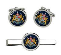 Iran Imperial Cappotto Of Arms Gemelli E Fermacravatta Set