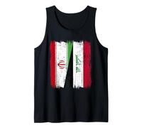 Iran Iraq Half Flag Iranian Iraq Jersey Canotta