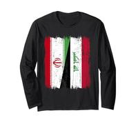 Iran Iraq Half Flag Iranian Iraq Jersey Maglia a Manica