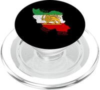 Iran, mappa, con, leone, e, sole, emblema, farsi etichette inglesi PopSockets PopGrip per MagSafe