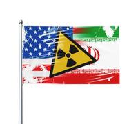 Iran Nuclear Sign - Deal Negotiation Or Talks With Usa1 Bandiere Robuste Flag Durevole Bandiera Per Festival Interno Portico Esterno 90X150Cm