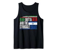 Iran Outta Birra E La Lotta Israele Divertente Canotta