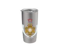 Iran Principe ereditario Stemma Reale Stemma Imperiale Persiano Bicchiere termico in acciaio inox doppia parete