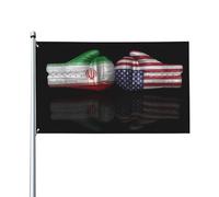 Iran Sanctions Usa Us Trade War Oil Embargo Tariffs Currency Crisis Bandiera Da Giardino Resistente Alle Intemperie Flag Colore Vivido Bandiera Per Decorazione Interno Giardino Casa 90X150Cm