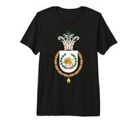 Iran Shir o Khorshid Pahlavi Era Leone e Stemma Imperiale Sole Maglietta Premium