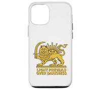 Iran Shiro Khorshid La luce prevale su Darkness Lion & Sun Custodia per iPhone 12/12 Pro