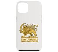 Iran Shiro Khorshid La luce prevale su Darkness Lion & Sun Custodia per iPhone 13