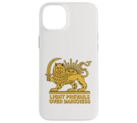 Iran Shiro Khorshid La luce prevale su Darkness Lion & Sun Custodia per iPhone 14 Plus