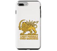 Iran Shiro Khorshid La luce prevale su Darkness Lion & Sun Custodia per iPhone 7 Plus/8 Plus