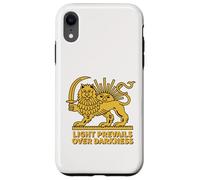 Iran Shiro Khorshid La luce prevale su Darkness Lion & Sun Custodia per iPhone XR