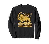 Iran Shiro Khorshid La Luce prevale su Darkness Lion & Sun Felpa