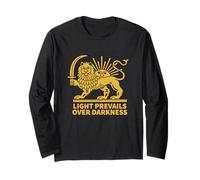 Iran Shiro Khorshid La Luce prevale su Darkness Lion & Sun Maglia a Manica