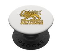 Iran Shiro Khorshid La luce prevale su Darkness Lion & Sun PopSockets PopGrip Adesivo