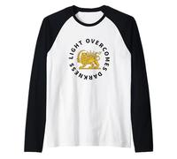 Iran Shiro Khorshid Light Supera Il Leone e Il Sole delle tenebre Maglia con Maniche Raglan