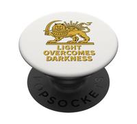Iran Shiro Khorshid Light supera il leone e il sole delle tenebre PopSockets PopGrip Adesivo