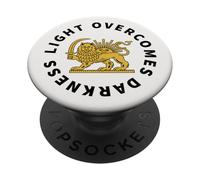 Iran Shiro Khorshid Light supera il leone e il sole delle tenebre PopSockets PopGrip Adesivo