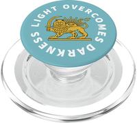 Iran Shiro Khorshid Light supera il leone e il sole delle tenebre PopSockets PopGrip per MagSafe