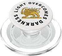Iran Shiro Khorshid Light supera il leone e il sole delle tenebre PopSockets PopGrip per MagSafe