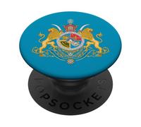 Iran Stemma Reale Storico Leone Persiano e Stemma Sole PopSockets PopGrip Adesivo