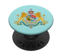 Iran Stemma Reale Storico Leone Persiano e Stemma Sole PopSockets PopGrip Adesivo